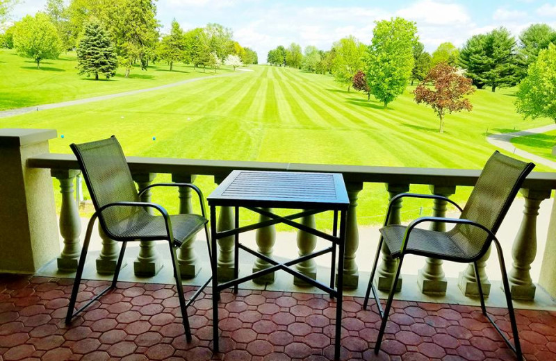 Patio at The Lodge at Lykens Valley.