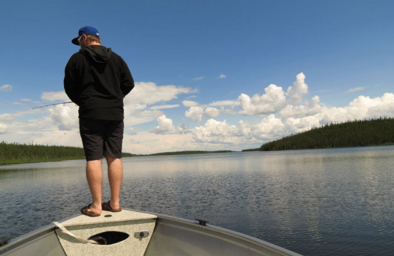 Fishing at Great White North Wilderness Lodges.