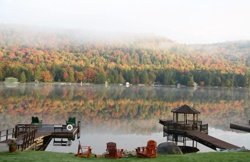 Docks at Big Moose Inn.