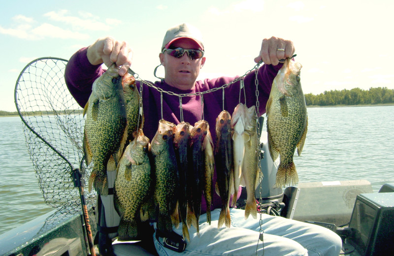 Fishing at Eagle Ridge Resort.