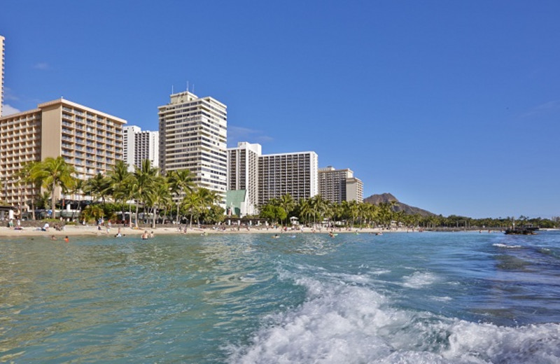 Exterior View of Pacific Beach Hotel Waikiki