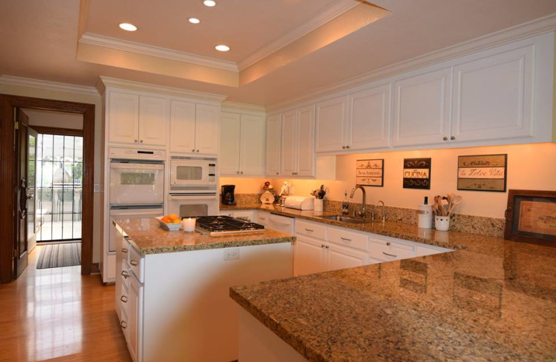 Rental kitchen at Woodfield Properties.