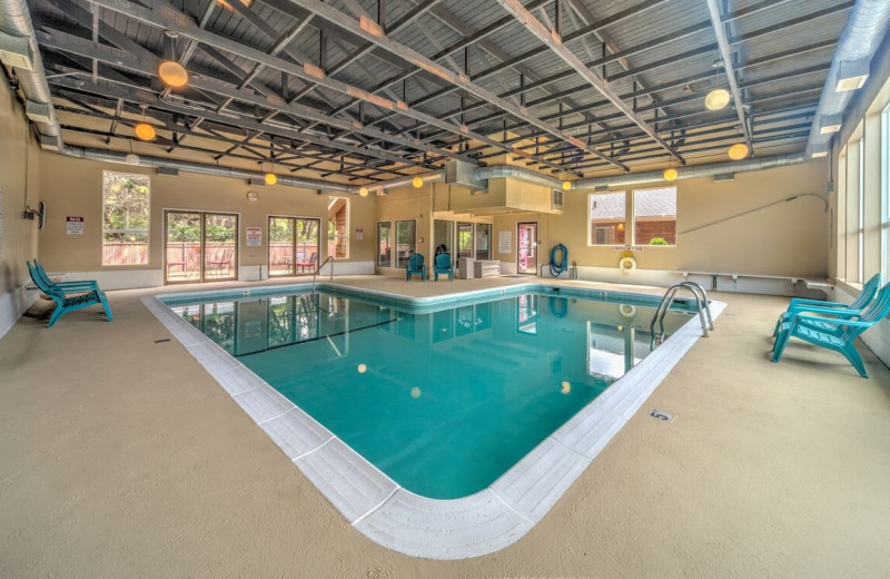 Indoor pool at Cavalier Beachfront Condominiums.