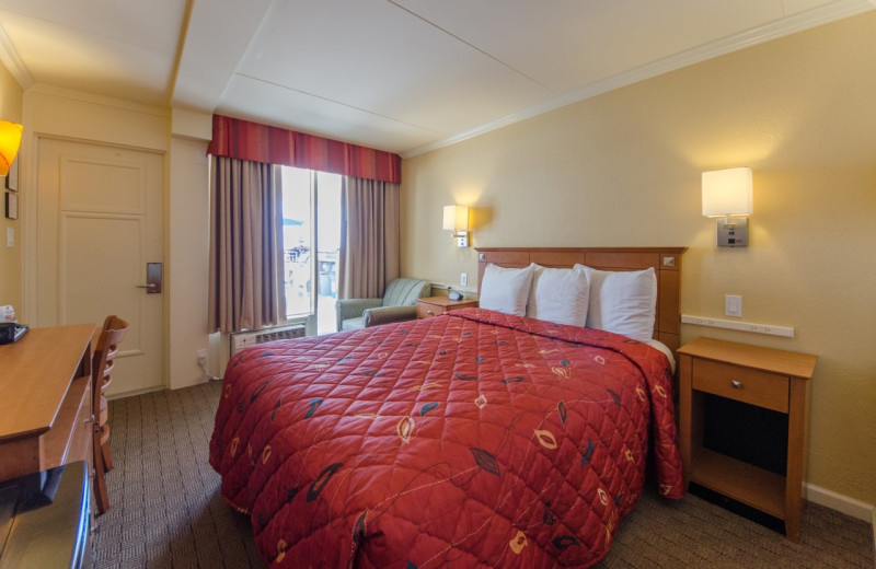 Guest bedroom at Fleur De Lis Beach Resort.