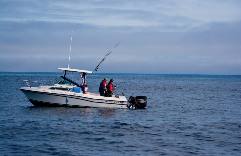 Fishing at Walters Cove Resort.