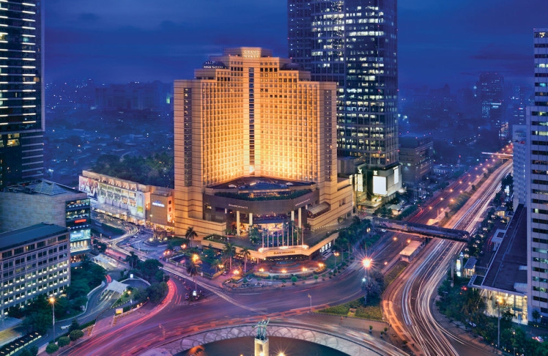 Exterior view of Grand Hyatt Jakarta.