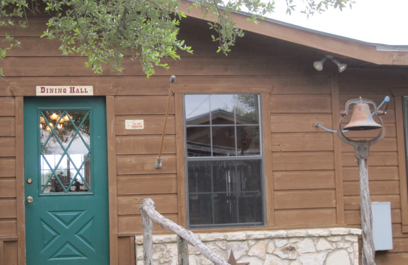 Dining hall at Rancho Cortez.