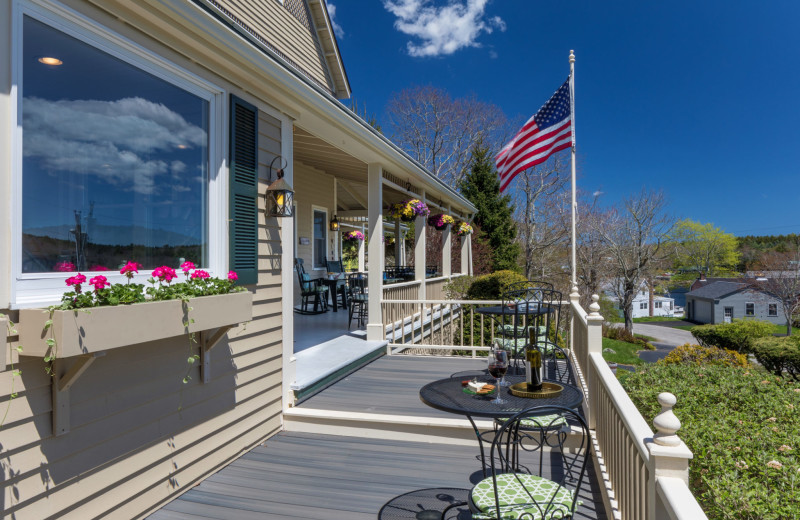 Exterior view of Five Gables Inn.