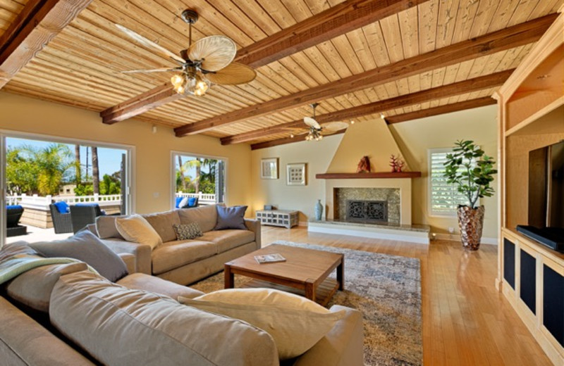 Rental living room at Seabreeze Vacation Rentals, LLC-Orange County.