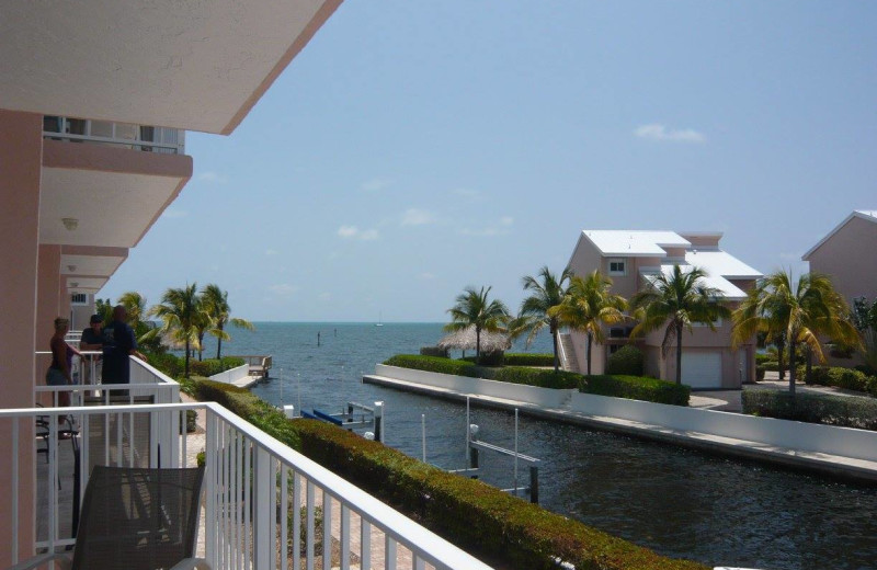 Rental balcony at Keys Holiday Rentals, Inc.