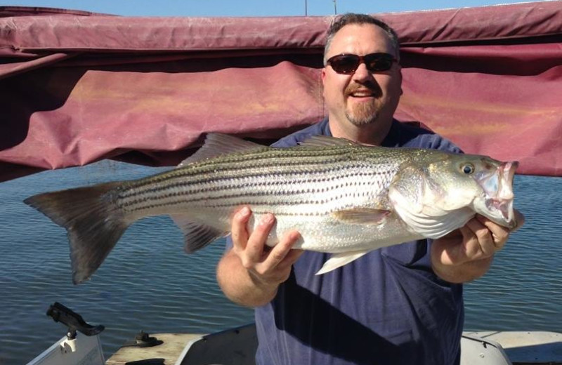 Fishing at Big Chief RV Resort.