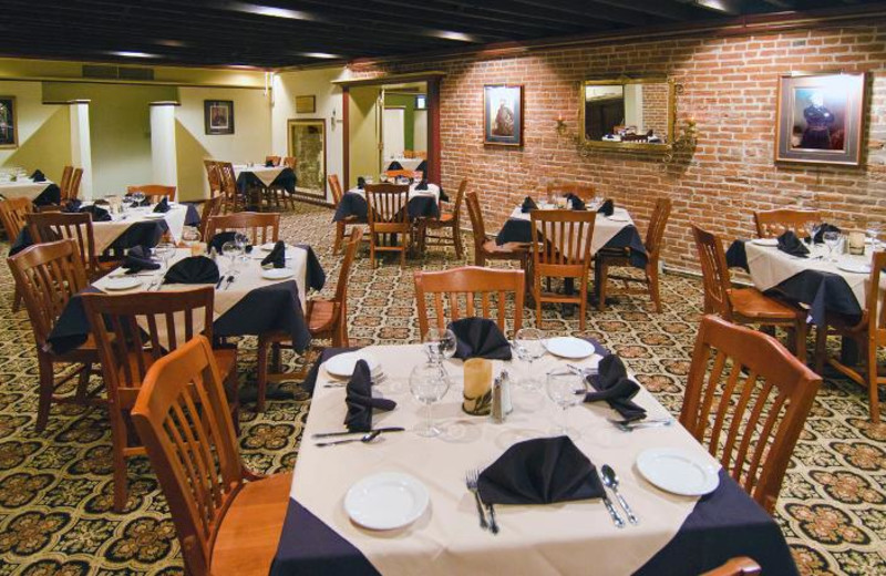 Dining at Desoto House Hotel.