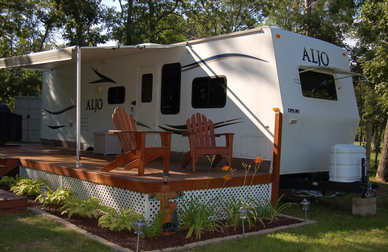 Campground at Round Bay Resort.