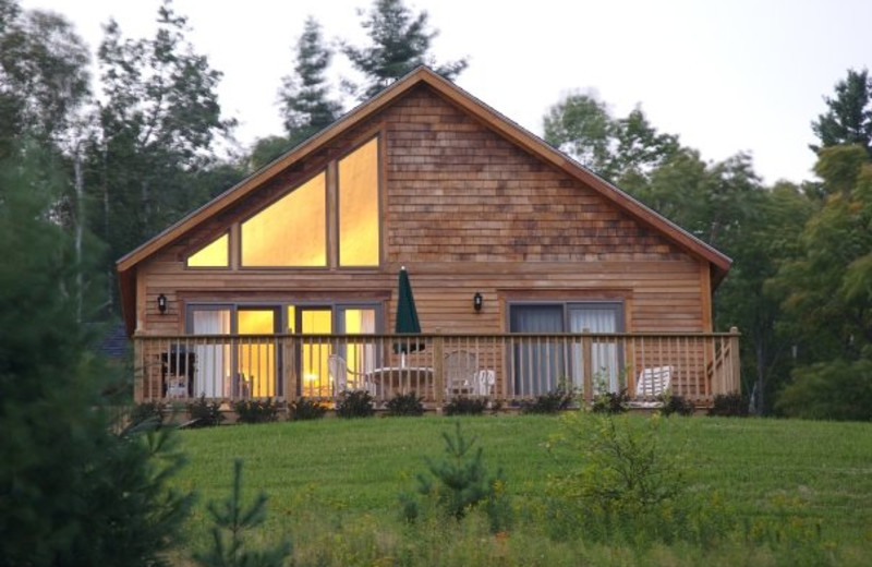 Cabin exterior at Willough Vale Inn.