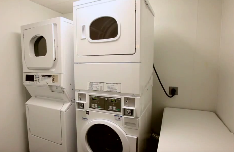 Laundry facilities at Rushmore Express Inn & Family Suites.