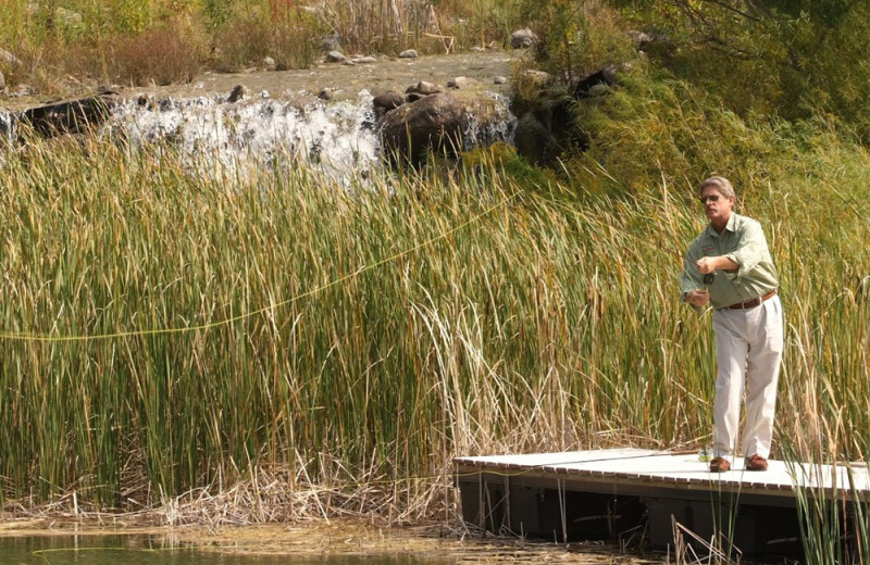 Fishing at The Homestead.