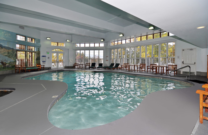 Indoor pool at Lakeside Lodge & Suites.