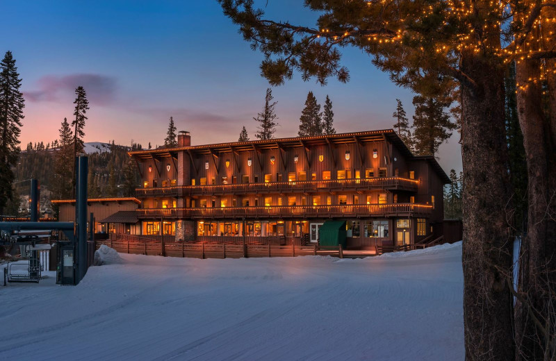 Exterior view of Sugar Bowl Resort.