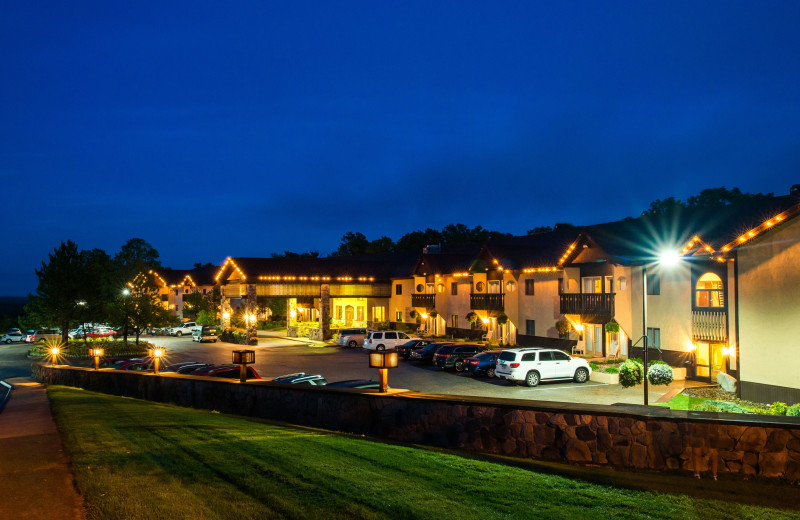 Exterior view of Treetops Resort.