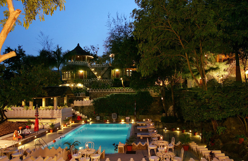 Outdoor pool at Aodhi Hotel.