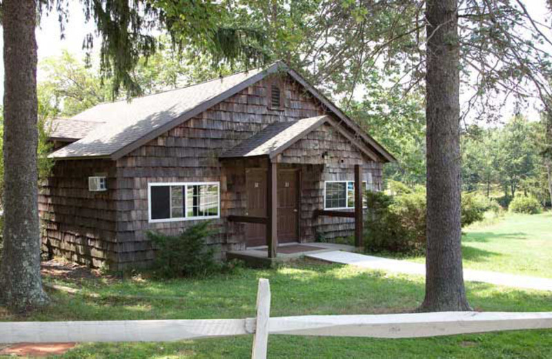 Exterior of a Cottage at Malibu Dude Ranch