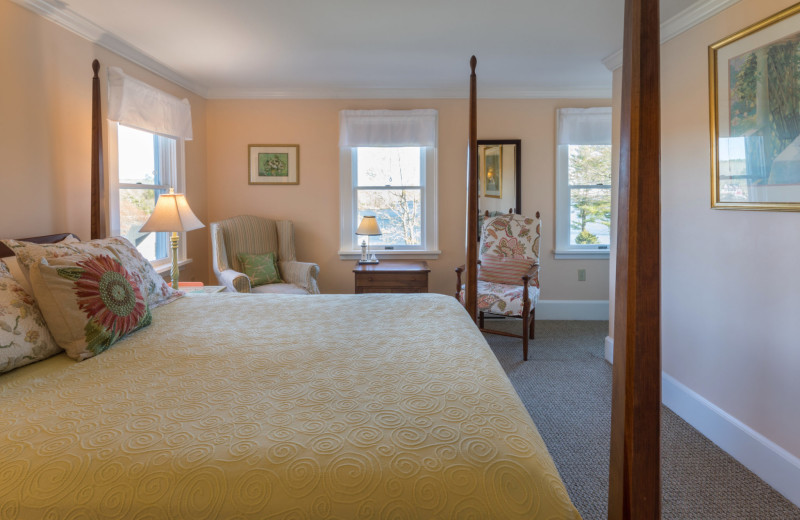 Guest room at Five Gables Inn.