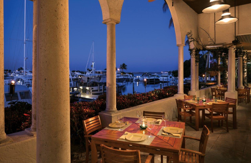 Dining at The Resort at Longboat Key Club.