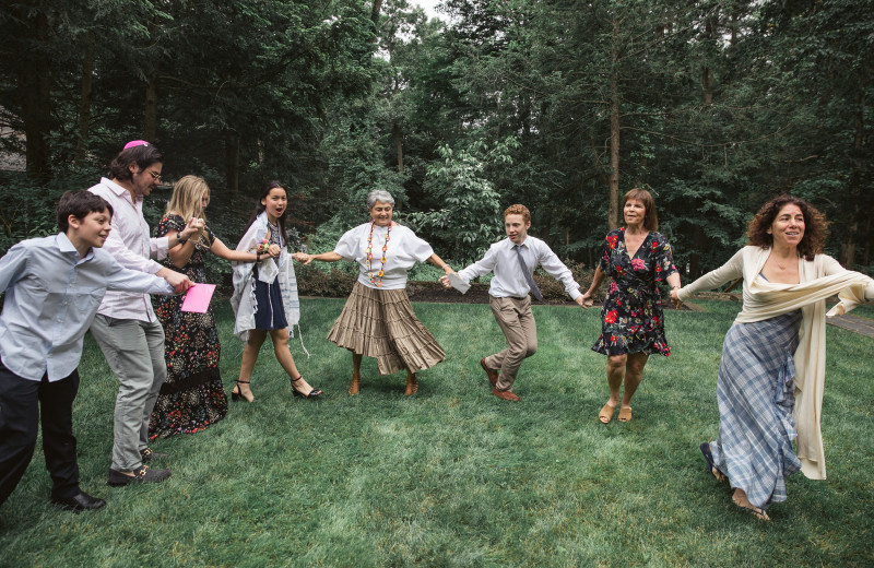 Garden Bar Mitzvah at Arrow Park Lake and Lodge.