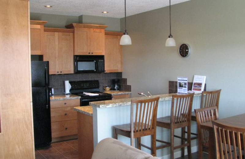 Kitchen at Sooke Harbour Resort & Marina.