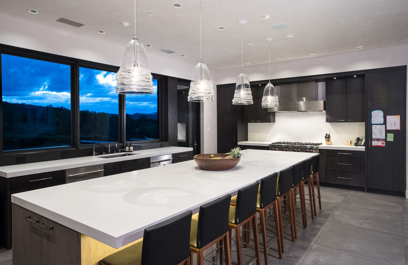 Rental kitchen at Aspen Luxury Vacation Rentals.