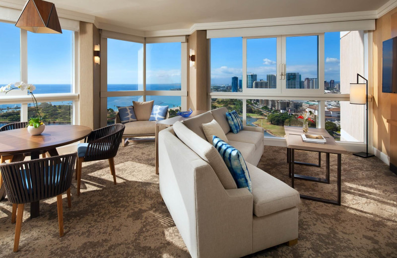 Guest room at Prince Waikiki.