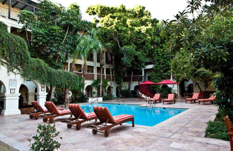 Outdoor pool at La Posada Hotel.