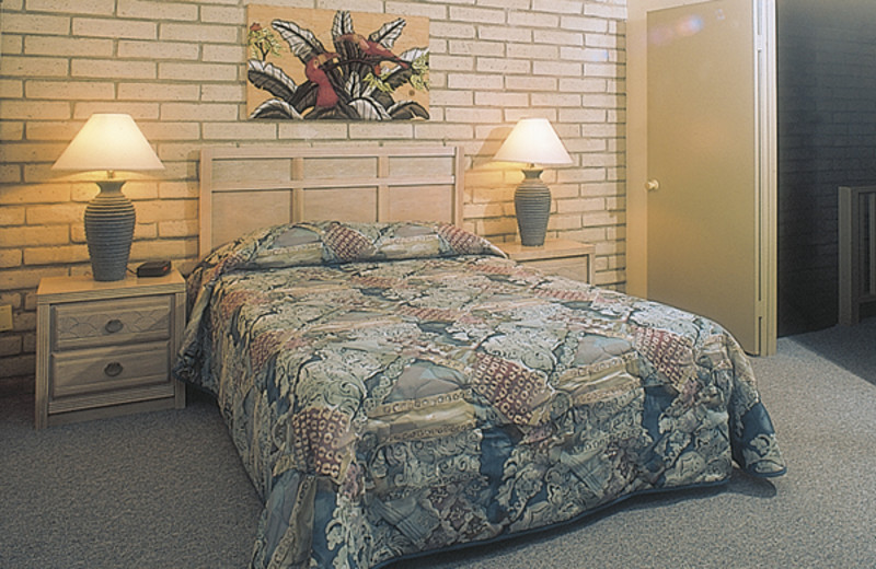 Guest Bedroom at Coral Cay Beachfront Condominiums