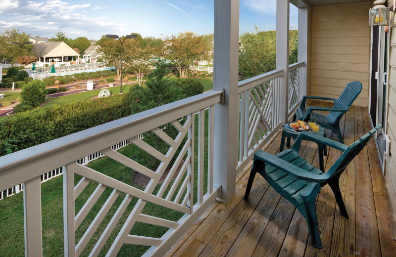 Guest balcony at Wyndham Kingsgate.