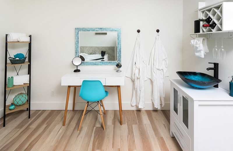 Guest room at Surfrider Resort.