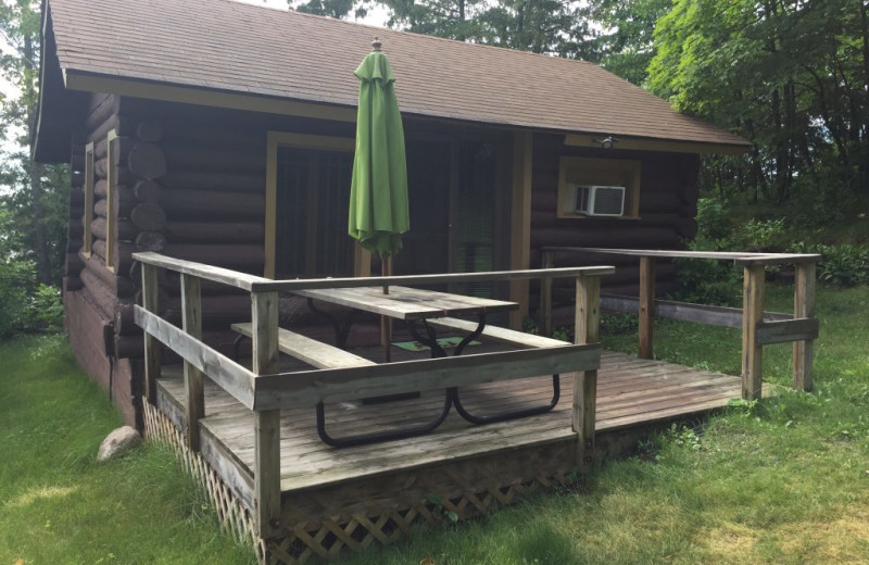 Cabin exterior at Blackduck Lodge & Resort.