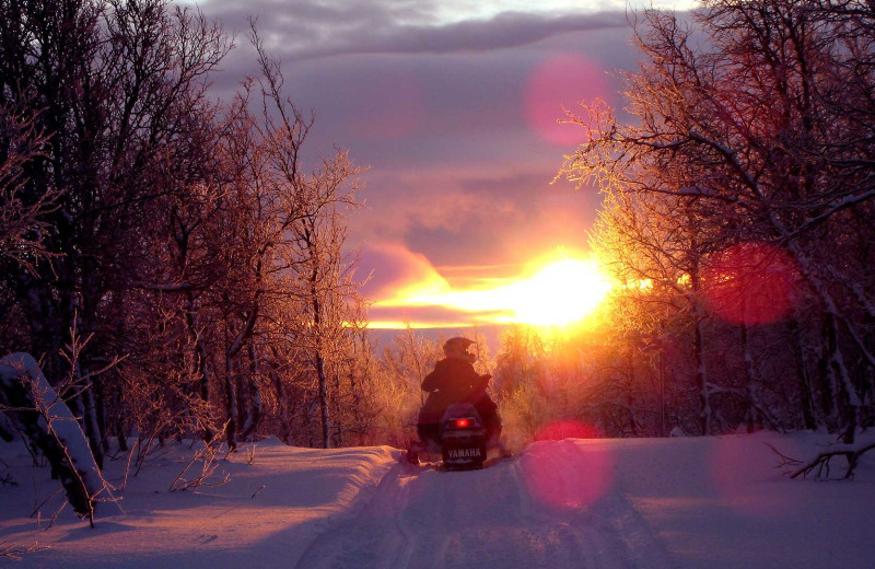 Snowmobiling at Park City Rental Properties.