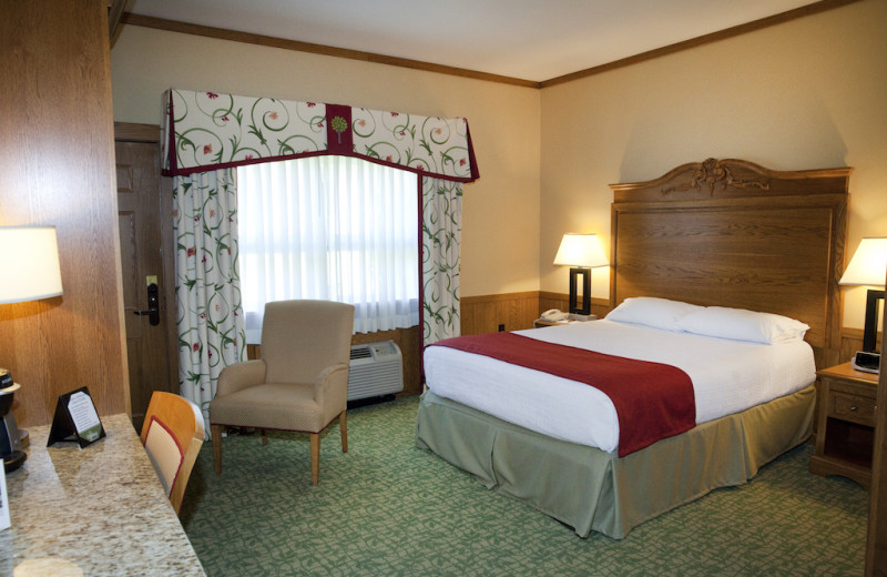 Guest room at Oglebay Resort and Conference Center.