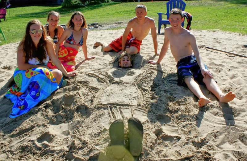 Family at Ogopogo Resort.