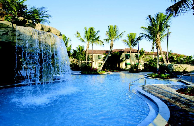 Outdoor pool at Naples Bay Resort.