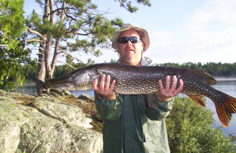 Fishing at Zup's Fishing Resort and Canoe Outfitters.