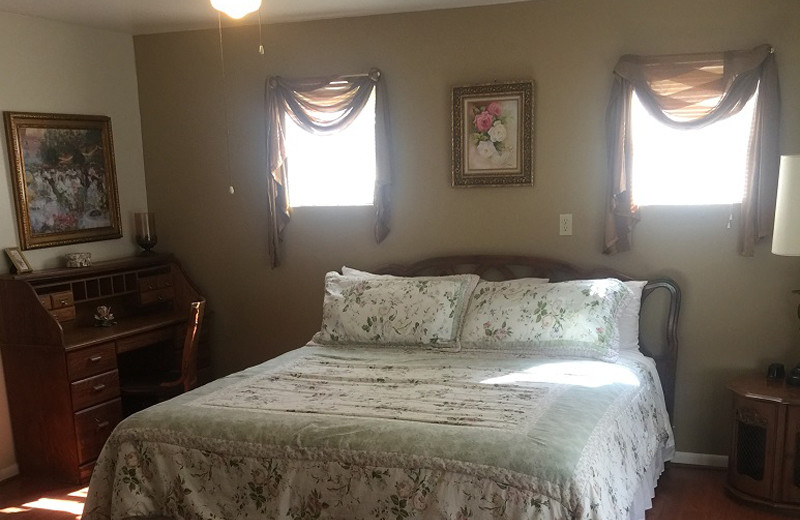 Guest bedroom at Rio Vista Resort.