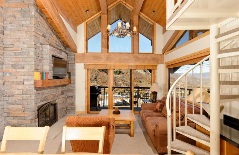 Guest living room at The Crestwood.