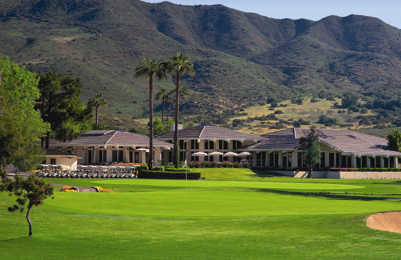 Exterior view of Pala Mesa Resort.