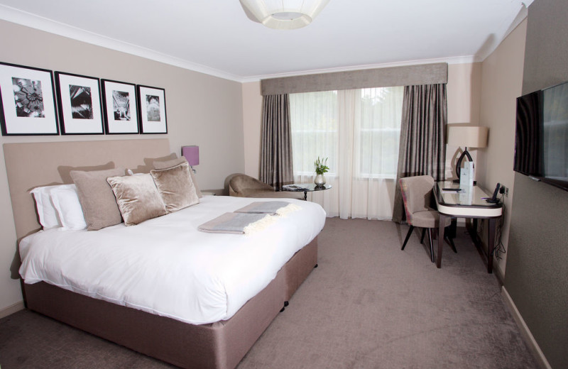 Guest room at Ardoe House Hotel.