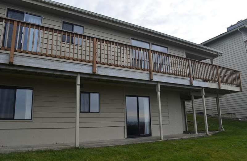 Beach house exterior at Surfrider Resort.