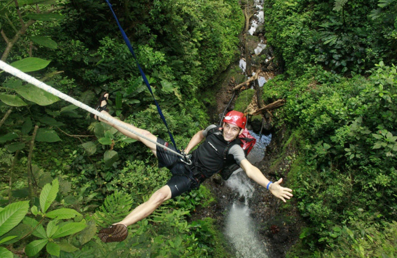 Climbing at Star Mountain Eco Resort.