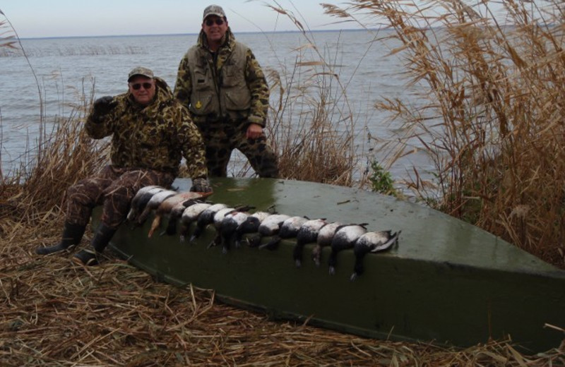 Hunting at Crooked Creek Lodge.