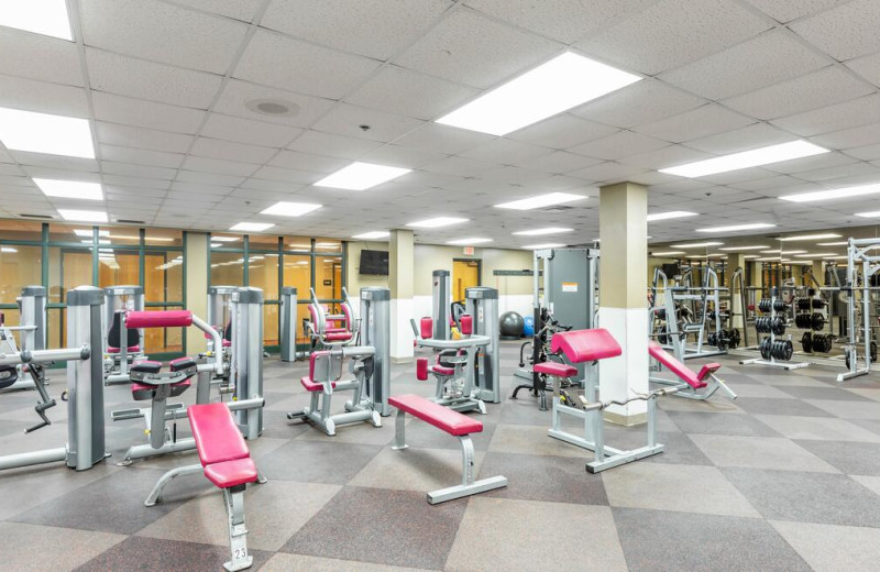 Fitness room at The Omni Grove Park Inn.