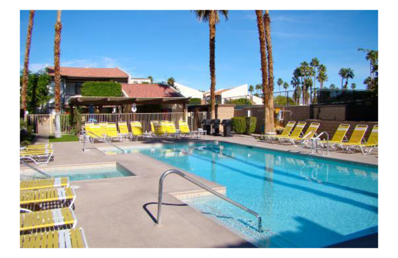 Outdoor pool at Casitas del Monte.